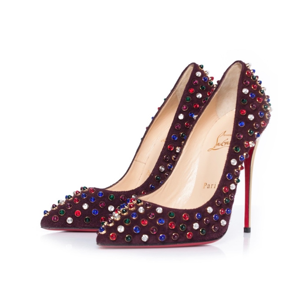 Christian Louboutin Follies Cabo  Beaded Shoes